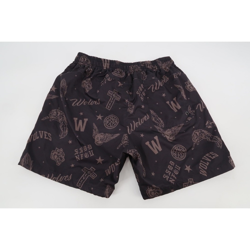 Darc Sport Wolves Athletic Shorts Mens Small Graphic Mesh Lot of 4 - Picture 4 of 16